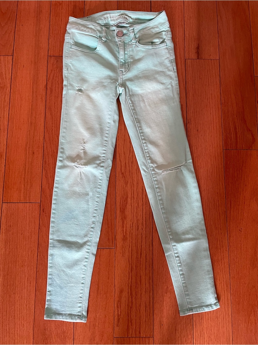 American Eagle Outfitters Mint Skinny Jeans